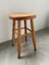 Vintage Pine Stool, 1970s 10