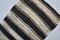 Handmade Striped Wool Kilim Runner Rug, 1960s 3
