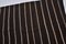 Brown Striped Wool Kilim Rug, 1960s, Image 2
