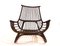 Manou Rattan Pagoda Lounge Chair with Ottoman, 1970s, Set of 2 18