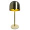 Mid-Century Mashrom Lampe aus vergoldetem Metall 7