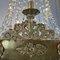 Large Empire Italian Golden Chandelier with Sixteen Light Crystals, 1780s 13