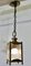 Kleine Französische Vintage Laternenlampen aus Messing & Glas, 1920er, 2er Set 7
