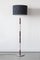 Mid-Century Rosewood and Chrome Floor Lamp, 1960s 1