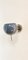 Space Age Adjustable Chrome and Blue Wall Light, Image 7