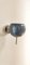 Space Age Adjustable Chrome and Blue Wall Light, Image 10