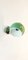 Lámpara de pared ajustable era espacial en plata y verde agua, Imagen 1