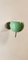 Lámpara de pared ajustable era espacial en plata y verde agua, Imagen 9