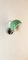 Lámpara de pared ajustable era espacial en plata y verde agua, Imagen 12
