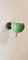 Lámpara de pared ajustable era espacial en plata y verde agua, Imagen 3