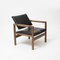 Dänische Vintage Stühle mit Rückenlehne aus Eiche & Kunstleder, 1960er, 2er Set 5