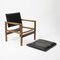 Dänische Vintage Stühle mit Rückenlehne aus Eiche & Kunstleder, 1960er, 2er Set 6