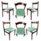 Chaise de Salle à Manger Mid-Century par Gianfranco Frattini pour Bernini, Set de 6 1