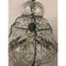 Lámpara colgante estilo italiano de cristal de Murano transparente de Simoeng, Imagen 3