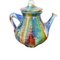 Vintage Spanish Colorful Ceramic Coffee Set by Nijar, Set of 14 5