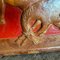Bajo relieve Art Déco de madera tallada a mano con amazonas de Mannini, años 30, Imagen 4