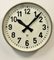 Large Industrial Grey Factory Wall Clock from Pragotron, 1960s, Image 9