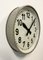 Large Industrial Grey Factory Wall Clock from Pragotron, 1960s, Image 3