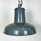 Industrial Grey Enamel Pendant Lamp from Siemens, 1930s 9