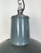 Industrial Grey Enamel Pendant Lamp from Siemens, 1930s 3