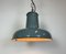 Industrial Grey Enamel Pendant Lamp from Siemens, 1930s 19