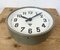 Industrial Grey Factory Wall Clock from Pragotron, 1960s, Image 9
