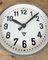 Orologio da parete industriale grigio di Pragotron, anni '60, Immagine 14