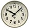 Industrial Grey Factory Wall Clock from Pragotron, 1960s, Image 1
