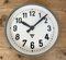 Industrial Grey Factory Wall Clock from Pragotron, 1960s, Image 16