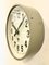 Industrial Grey Factory Wall Clock from Pragotron, 1960s 3