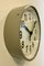 Orologio da parete industriale grigio di Pragotron, anni '60, Immagine 5