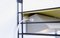 Estantes de pared pequeños de metal coloreado de AD Dekker para Tomado, años 50. Juego de 14, Imagen 15