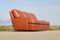 Space Age Sofa in Tan Leather, 1970 14