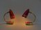 Lámparas de mesita de noche delicadas italianas vintage, años 50. Juego de 2, Imagen 10