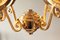 Lámpara de araña italiana Art Déco de cristal de Murano, años 40, Imagen 11