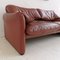 Seater Leather Sofa Mod Maralunga by Vico Magistretti for Cassina, 1980s 7