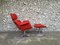 Big Tulip Lounge Chair and Ottoman by Pierre Paulin for Artifort, 1980s, Set of 2 3