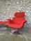 Big Tulip Lounge Chair and Ottoman by Pierre Paulin for Artifort, 1980s, Set of 2 10