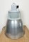 Lámpara colgante de fábrica industrial vintage de plata de Elektrosvit, años 60, Imagen 11