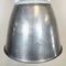 Lámpara colgante de fábrica industrial vintage de plata de Elektrosvit, años 60, Imagen 4