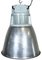 Lámpara colgante de fábrica industrial vintage de plata de Elektrosvit, años 60, Imagen 1