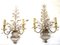 Wall Sconces with Flowers and Urns from Maison Baguès, 1950s, Set of 2 1