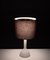 Lámpara de mesa de vidrio opalino de Kastrup Holmegaard, Dinamarca, años 60, Imagen 3