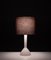 Lámpara de mesa de vidrio opalino de Kastrup Holmegaard, Dinamarca, años 60, Imagen 4