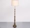 Barocke Messing Stehlampe, 1950er 1