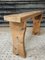 Vintage Wooden Bench Side Table, 1960s, Image 12