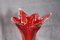 Vintage Italian Red Tall Vase in Murano Art Glass, 1960s 3