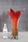Vaso rosso vintage in vetro di Murano, Italia, anni '60, Immagine 8