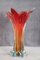 Vintage Italian Red Tall Vase in Murano Art Glass, 1960s 5