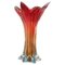 Vintage Italian Red Tall Vase in Murano Art Glass, 1960s 1